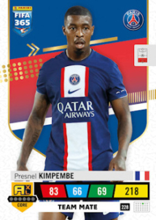 Presnel Kimpembe Paris Saint-Germain 2023 FIFA 365 Team Mate #228